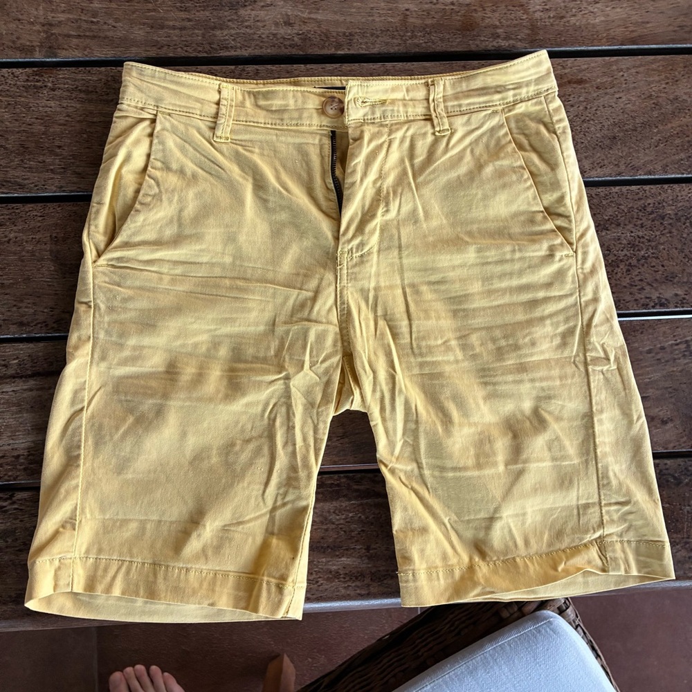 Aeropostale Yellow Men's Shorts